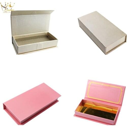 100 pairs Crown Lashes vendor eyelash packaging box custom logo false eyelash private label eyelash packaging
