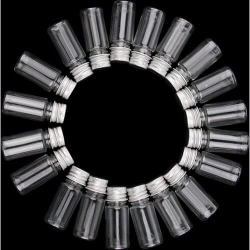 20pcs Travel Empty Refillable Essential Oils Makeup Bottles Sample Tube10ml