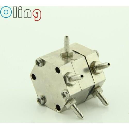 5PCS Dental 3mm Copper 4 Connectors Single Air Control Valve Dental Chair Unit Hexagonal Hexagon Valve Water Air Valve SL1213