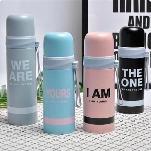 500ML Stainless Steel Thermos Cups Thermocup Insulated Tumbler Vacuum Flask Garrafa Termica Thermo Coffee Mugs Travel Bottle Mug