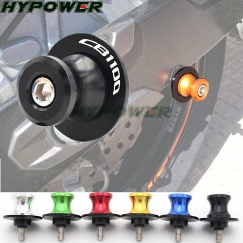 Motorcycle CNC Aluminum Swingarm Spools Slider Stand Screws For HONDA CB1100 CB 1100 2010-2014