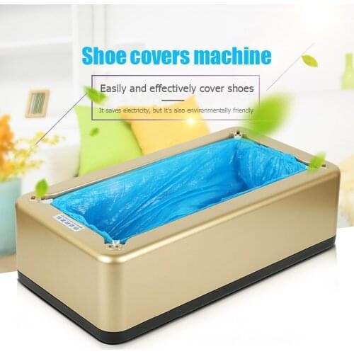 Automatic Shoes Cover Machine Shoe Cover Dispenser Household Stepping Disposable Booties Maker Intelligent Shoe Film Device