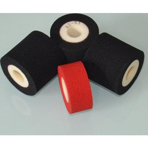 Black Diameter 36mm Height 36mm sealing coding machine solid ink rolls for horizontal type sealing machine