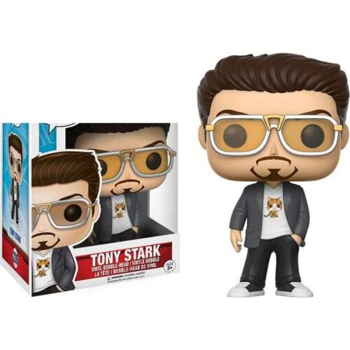 FUNKO POP Marvel Movie Avengers: Endgame TONY STARK 226# Action Figure Collection Model toys for Children Christmas Gift