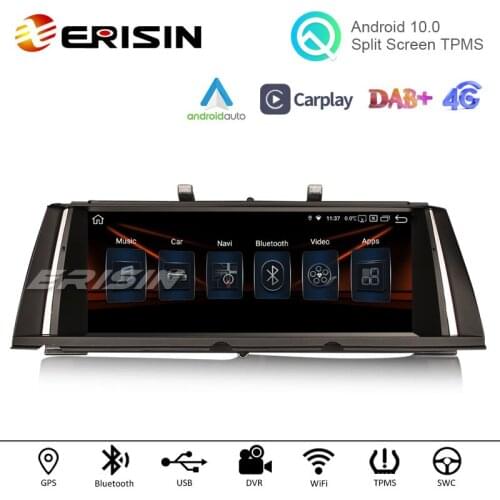 Erisin ES2871B 10.25" IPS PX5 Android 10.0 Car OEM CD Player GPS Apple Carplay Auto DAB Stereo for BMW 7 Series F01/F02 CIC NBT