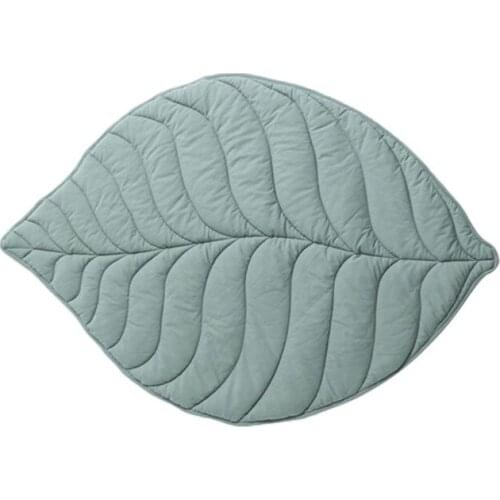 Newborn Baby Cotton Carpet Blanket Leaf Shape Crawling Play Mat Rug Kid Children Room Decor