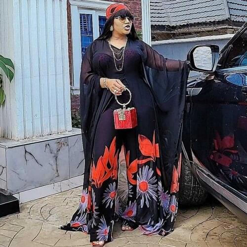 Eid Mubarak Kaftan Dubai Abaya Turkey Muslim Fashion Hijab Dress Sets Islam Clothing Abayas For Women Musulman Ensembles De Mode