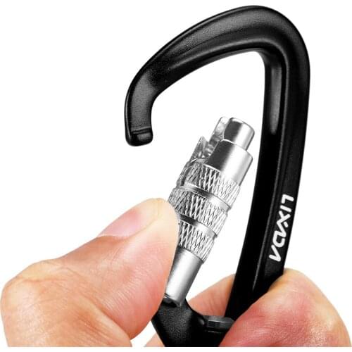 Lixada Swivel Carabiner Clip 360 Rotatable Spinner Carabiner Small Auto Locking Carabiner Hammock Hanging Clip Pet Leash Hook