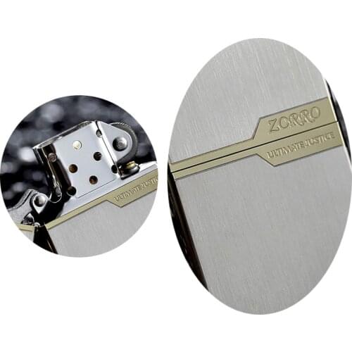 Lighter Kerosene windproof custom-made simple Zoro logo creative personality lettering