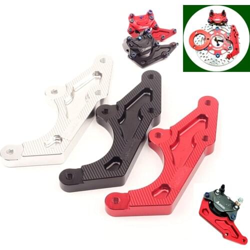 Motorcycle Rear Brake Caliper Bracket/Adapter For 84mm Brake Caliper 220mm Brake Disc For Honda Yamaha BWS Electric Scooter