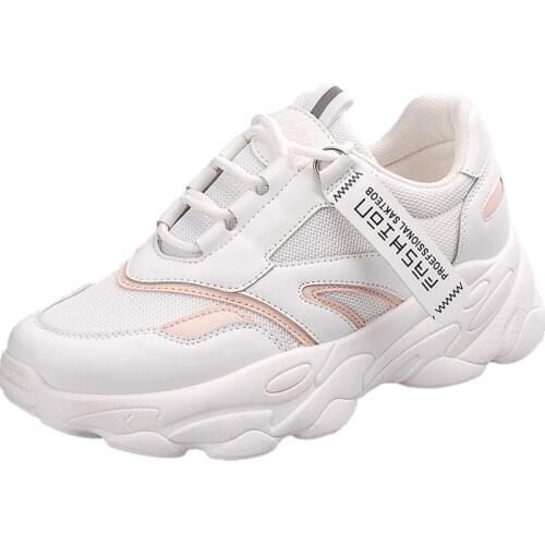 Women routine sports running shoes ladies soft breathable ultra-light close-fitting sneakers Marathon running all-match sneakers