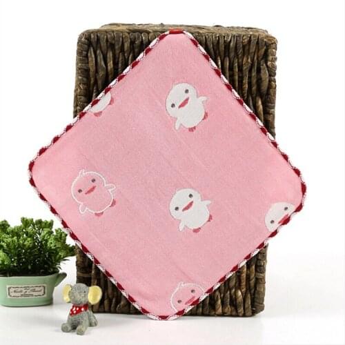 Hot Sale 6 Layers Cotton Baby Wipe Towel Absorbent And Soft Baby Hand Kerchief With High Quality For Baby Girls Boys