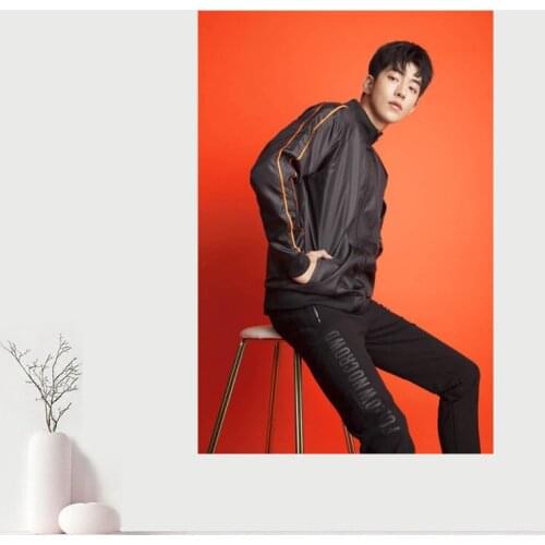 Custom Canvas Wall Decor Nam Joo Hyuk Colorful Poster Cloth Wall Silk Fabric Posters And prints Home Decor Painting