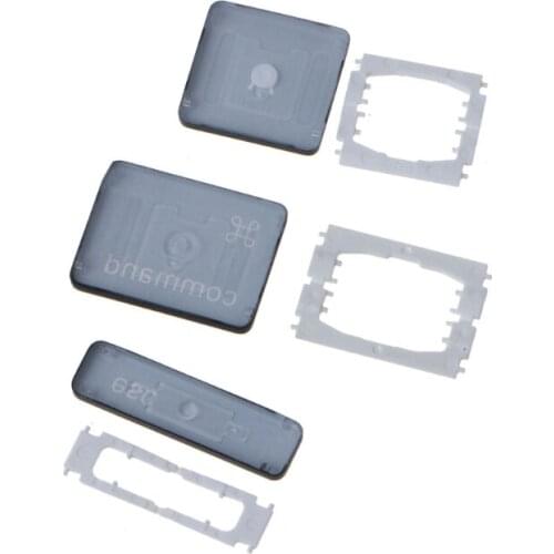 One Black Key With White Clip US UK Keyboard Key Replacement Compatible with MacBook Pro Retina A1707 A1706 A1708