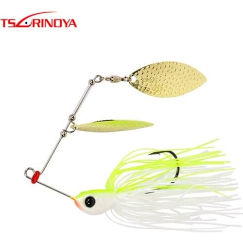 TSURINOYA Spinner Bait 12g 18g Spoon Spinner Blade Jig Head Hook Fishing Lure Pikes Baits Isca Artificial Pesca Leurre Peche