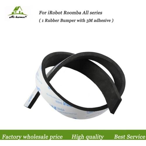2pcs/Lot Rubber Bumper Guard Strip For Neato Ecovacs irobot Roomba 400 500 600 700 800 900 series 550 620 630 650 770 870 980