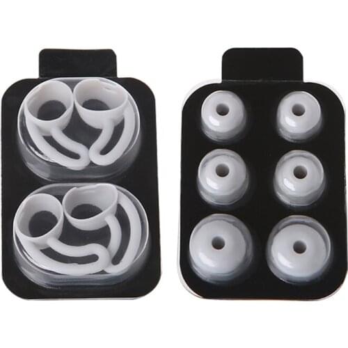 1 Set Earphone Silicone Case Replacement Soft Silicone Antislip Earbuds Hook Eartips for Beatsx Urbeats Beats TOUR Ear Tips