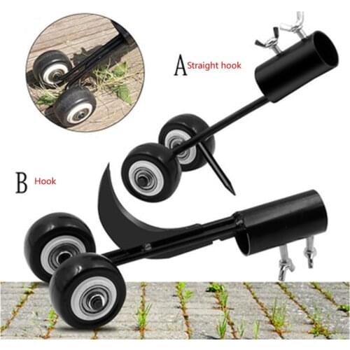 1PC Adjustable Roller Crack Crevice Gap Weeder Head Portable Hook Weeding Tool Mower Extractor For Park Lawn Yard Garden