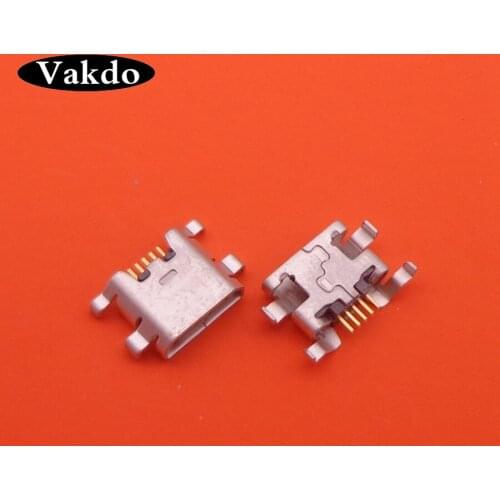 2pcs For Vodafone Smart Ultra 6 VF995 VF9995N Smart 6 micro mini USB Dock plug Charging Port Charger jack socket Connector 5 pin