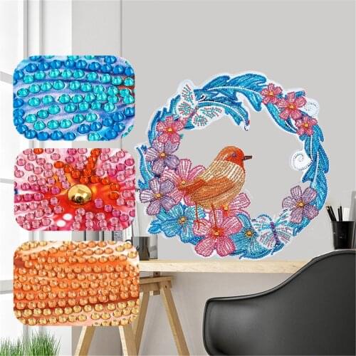 5D Diamond Embroidery Garland Diamond Mosaic Sale Diy Diamond Painting Bird Flower Rhinestones Wall sticker