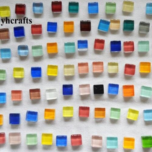 600PCS/600Gram/LOT,Mix 1cm crystal mosaic beads Cramble DIY accessories Craft material Home decoration Adult DIY Arts and Crafts