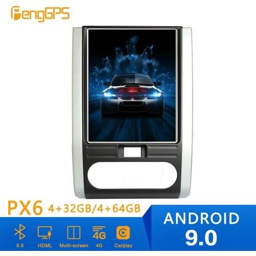 Android 9.0 Tesla Style Car Radio Vertical Screen For NISSAN X-TRAIL Qashqai 2007-2014 GPS Navigation Recorder Multimedia