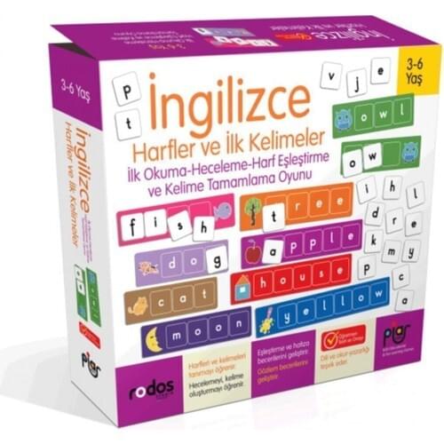 Piar Kids/English Spelling-Matching and Word Completion Game palmgren-3-6 Age