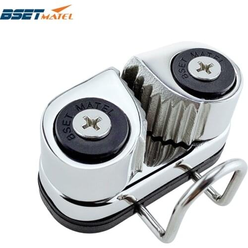316 Stainless Steel 2 Row Matic Ball Bearing Cam Cleat leading Ring Pilates Equipment Boat Fast Entry Rope Wire Fairlead Sailing