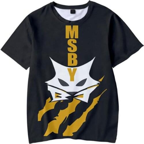 Japan Anime Haikyuu Cosplay Costume Msby Black Jackals 3D Print T Shirt Women Men Summer Short Sleeve Funny Tshirt Graphic Tees