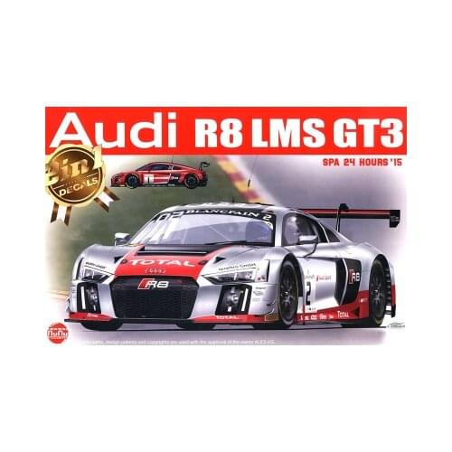 Hobby Nunu PN24004 1/24 Audi R8 LMS GT3 Assembly Car Model Building Kits Hobby Plastic Toys For Adults Collection