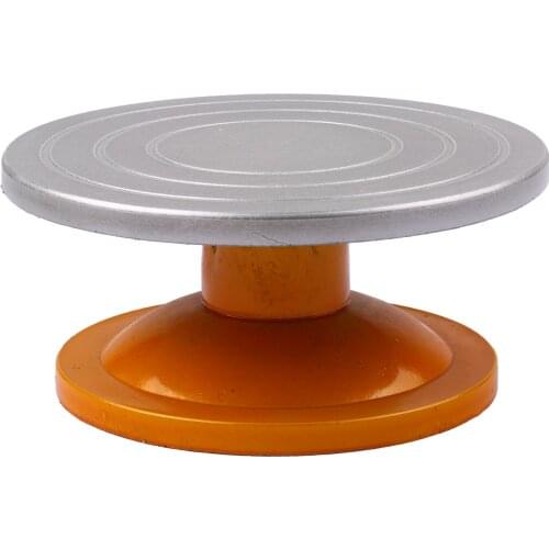 Art Supply 10in Diameter Sculpting Wheel Mini Clay Making Pottery Wheel Turntable with Ball Bearings