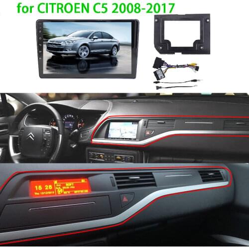 9" Android 10.0 RAM2G Car GPS DVD Player For Citroen C5 2008 2017 Car Radio Multimedia System Navigation Stereo Head Unit DSP