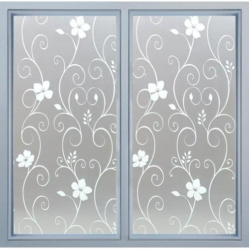 Window Sticker Privacy Protection Self Adhesive Home Decor Glass Stickers for Bathroom Living Room B1