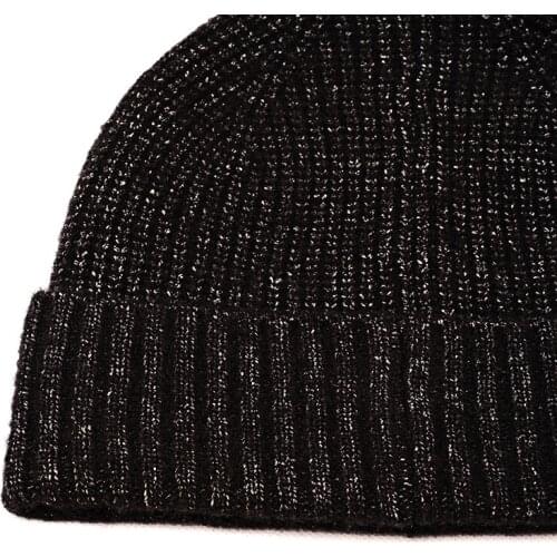 Beanies Winter Women Knitted Hats For Thick Warm Brimless Fur Bonnet Mens Cap Bucket Hat