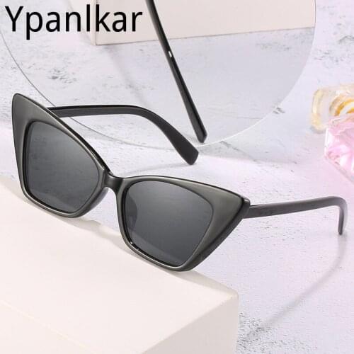 Vintage Sexy Ladies Cat Eye Sunglasses Women Brand Designer New Fashion Cute Eyewear Small Sun Glasses Female