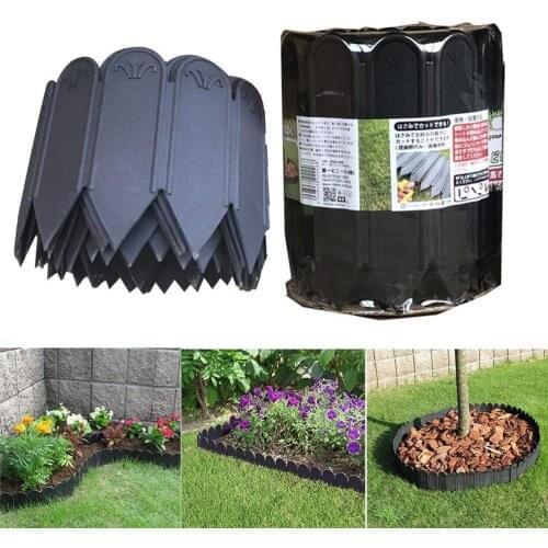 3 meter Fence Landscape Garden Decorative Edging Patio Cobblestone Garden Border Garden Edging Lawn Border Backyard Fake Moss