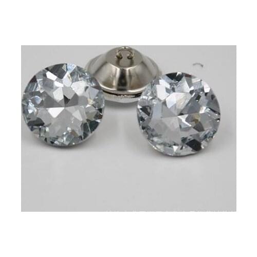 Wholesales 200pcs 20mm Gem flower crystal button ,sofa, soft bag buckles Crystal Buttons Headboard Buttons Sofa Bed Wall