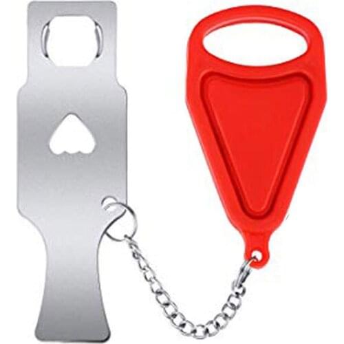 Portable Door Lock Self-Defense Anti Theft Door Locks Safety Latch Door Stopper Security Hotel Apartment Travel Home Padlock