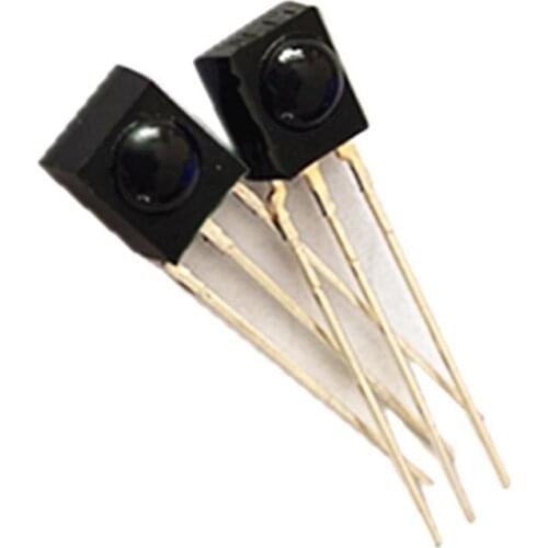 Square shape remote receiver diode 3pin 10meters above working remote LED diode receiver,10pcs/lot