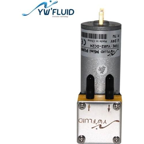 YWfluid hot seller 12V/24V DC motor mini diaphragm pump used for Water treatment YW02-A-DC