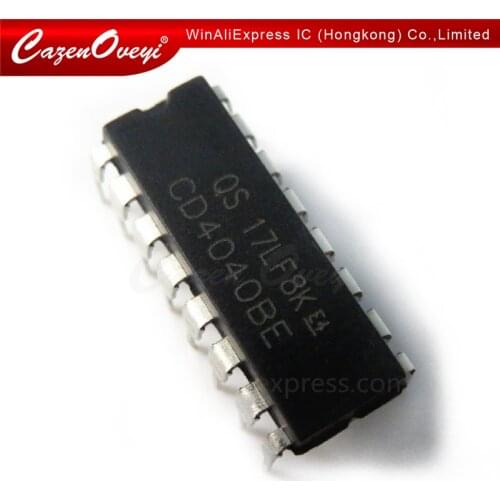 10pcs/lot CD4040BD CD4046BD CD4047BE CD4049UBE CD4051BE CD4052BE CD4060BE CD4066BE CD4069UBE CD4070BE DIP In Stock