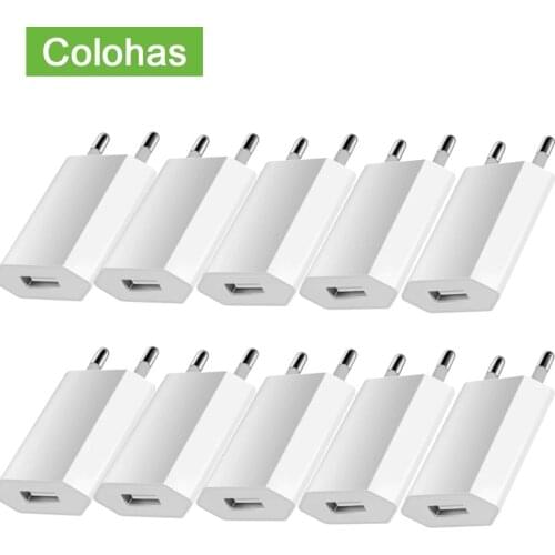 10 Pcs/Lot USB Cable Wall Travel Charger Power Adapter USB C Cable EU/USA Plug for iPhone 12 12 Pro 11 XS MAX XR X Drop shipping