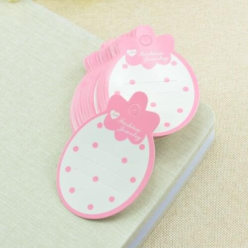 50 Pieces Children Kids Hair Clip Card Paper Jewelry Display Cards Blank Hairpin Packaging Card