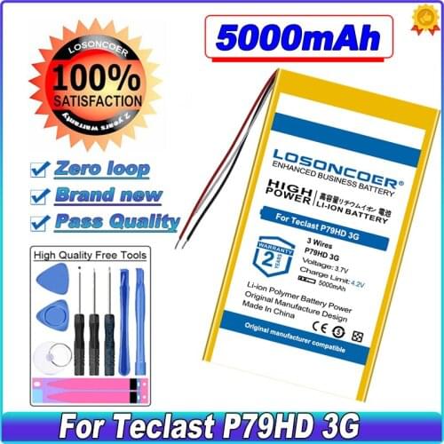 5000mAh 3355133 3.7V Tablet Battery For Teclast P79HD P79HD 3G Batteries