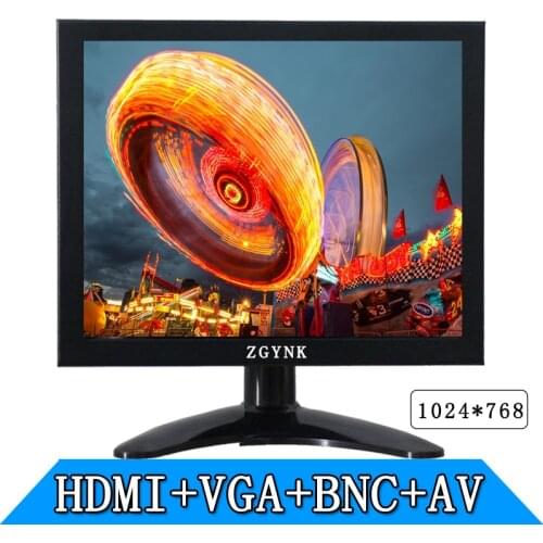 8 inch industrial safety HDMI BNC AV VGA LCD monitor computer monitors hd 1024 x768
