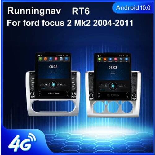 9.7" Android 10.1 For ford focus 2 3 Mk2/Mk3 hatchback Car Radio Multimedia Video Player Navigation GPS RDS 2 din dvd