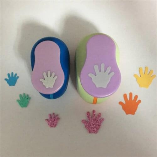 Free Shipping (1.5cm,2.4cm,3.8cm) hand shaped craft punch set Palm Punch Craft Scrapbooking school Paper Puncher eva hole punch