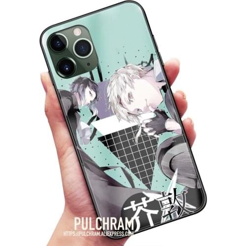 Atsushi Ryuunosuke shin soukoku Glass Soft Phone Case Cover Shell For iPhone SE 6s 7 8 Plus X XR XS 11 12 Mini Pro Max Sumsung