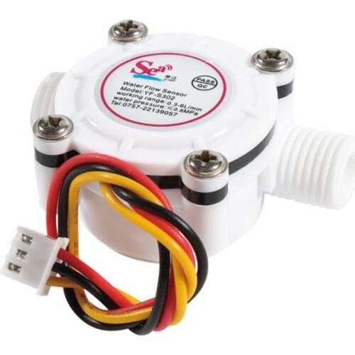 G1/2 Inch Water Flow Hall Sensor Switch Flow Meter For Industrial turbine flowmeter water flow sensor