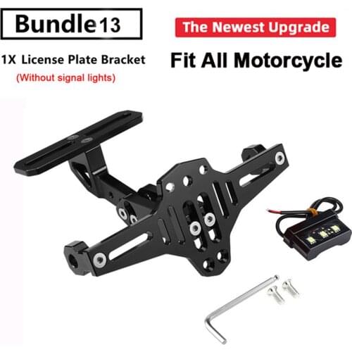Holder For R1200GS F850GS F750GS F850G Motorcycle Fender Eliminator Adjustable License Plate Bracket LED For HONDA CBR125R